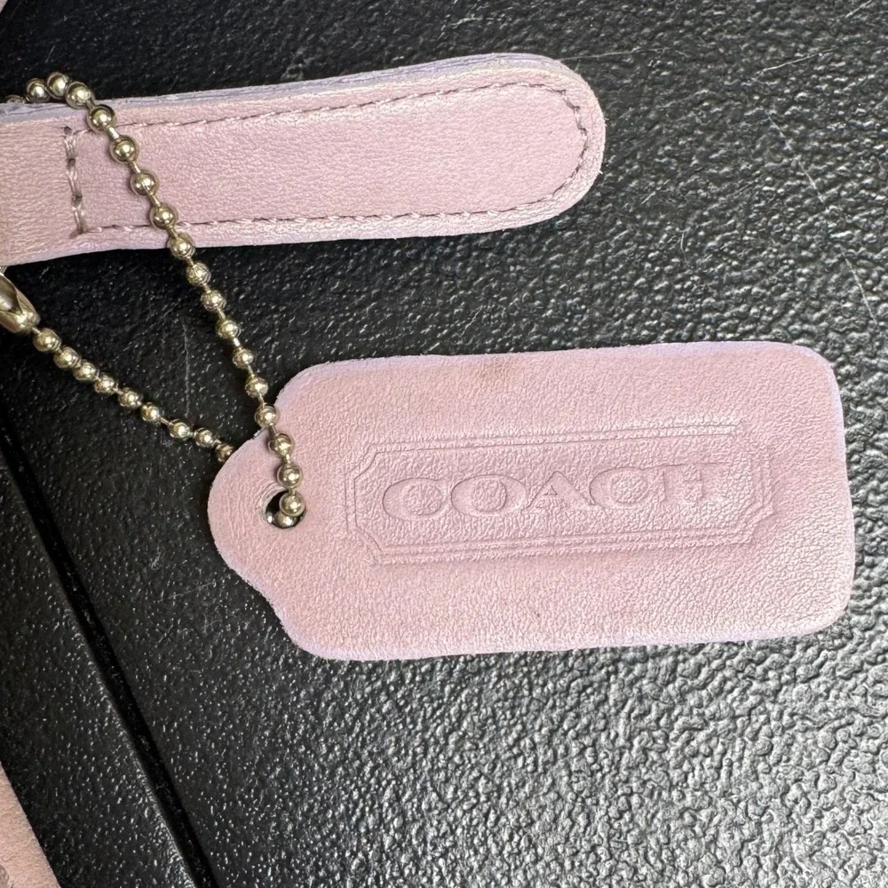 Coach Ergo Pocket Zip 9033 Lavender Purple Leather Vintage 90s Hobo Bag